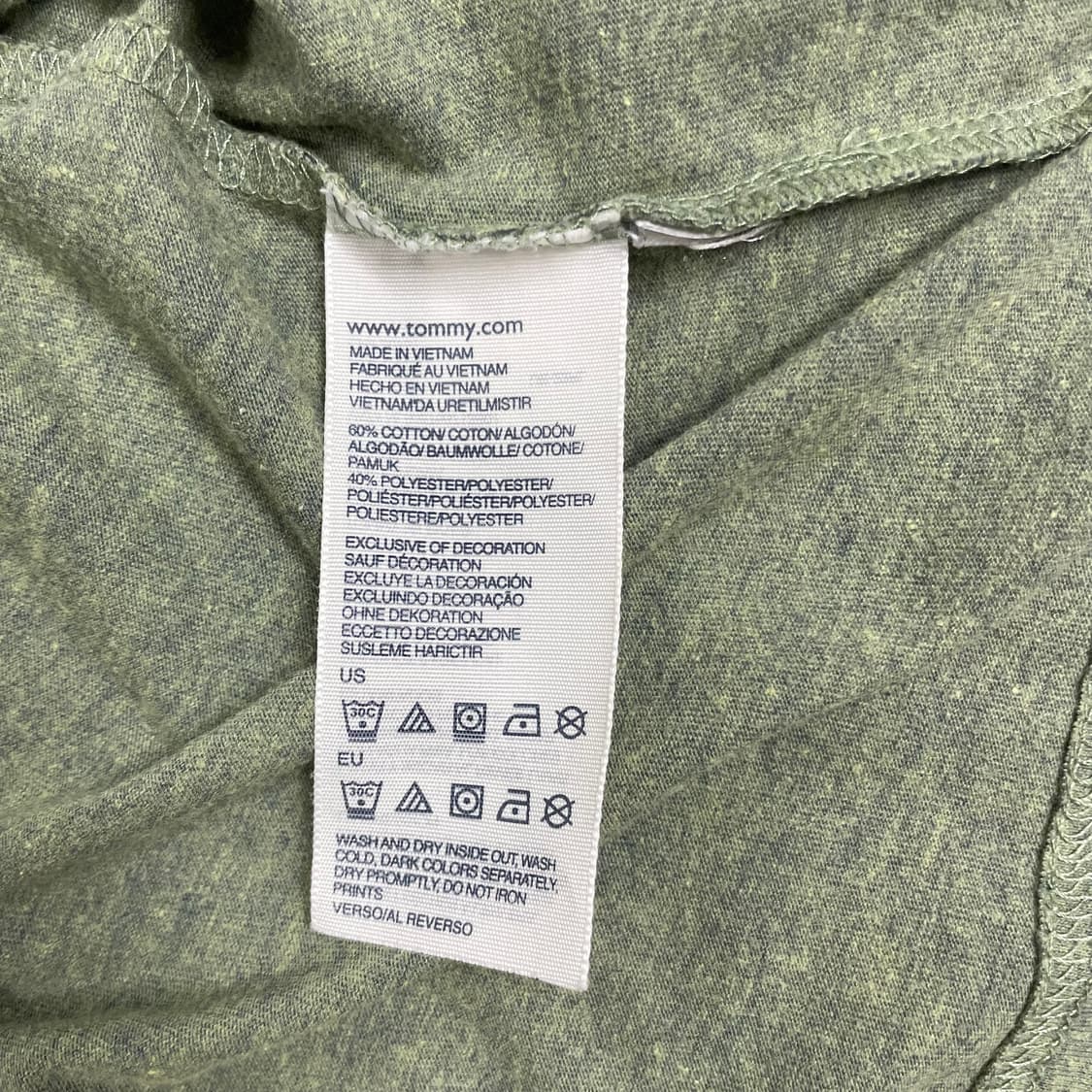 타미힐피거 반팔티 M 카키 상품이미지4