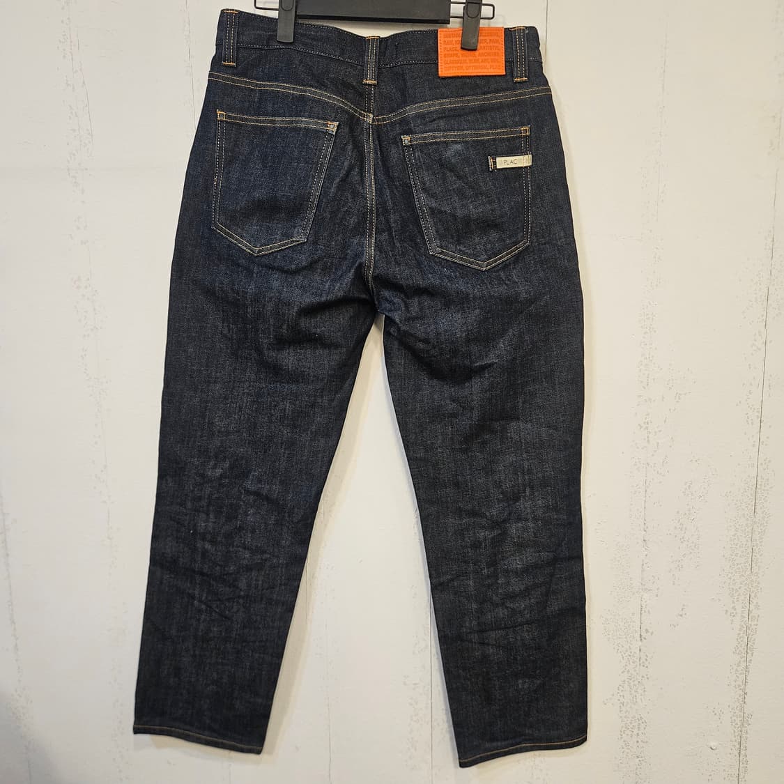 PLAC 블랙 데님 일자핏 청바지 M 31 상품이미지3