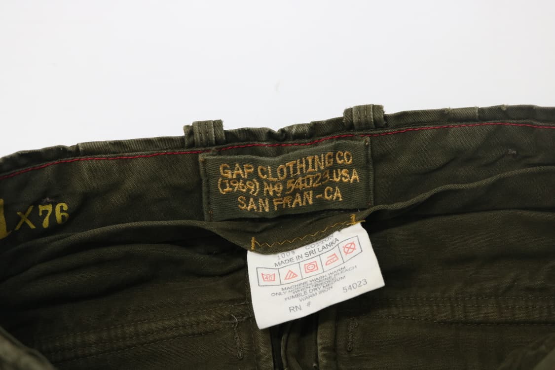 갭 90s 빈티지 올리브 그린 카고 팬츠 상품이미지8