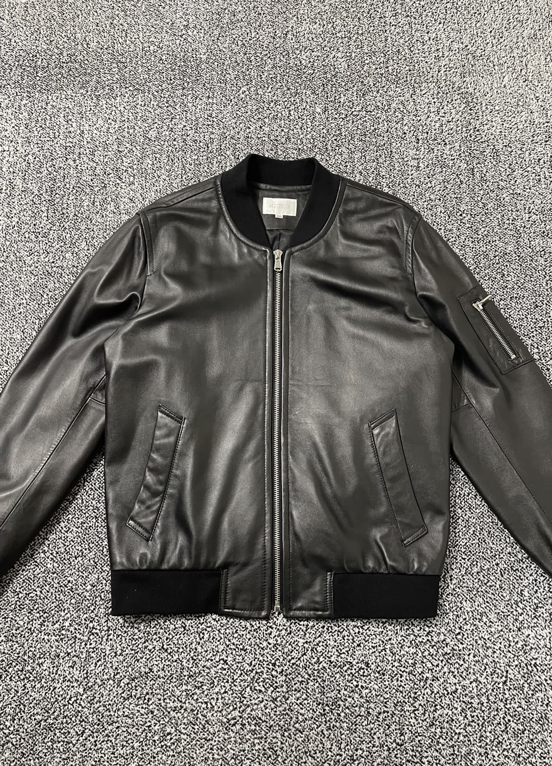 빈티지9. 헤스티지 양가죽 라이더 자켓 가죽자켓 블루종 봄버 램스레더 상품이미지2