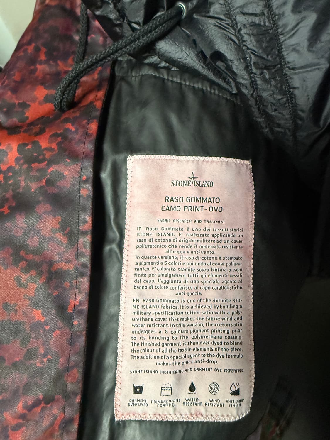 스톤아일랜드  라쏘 고마토 분리형 자켓 상품이미지3