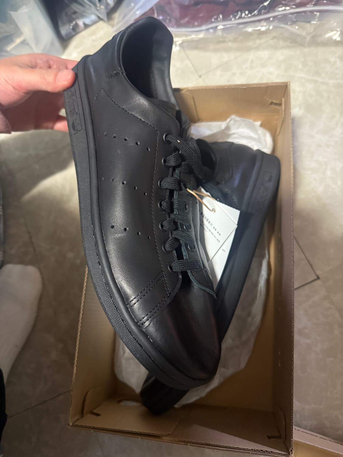 275사이즈 아디다스 스탠스미스 데콘 블랙 상품이미지1