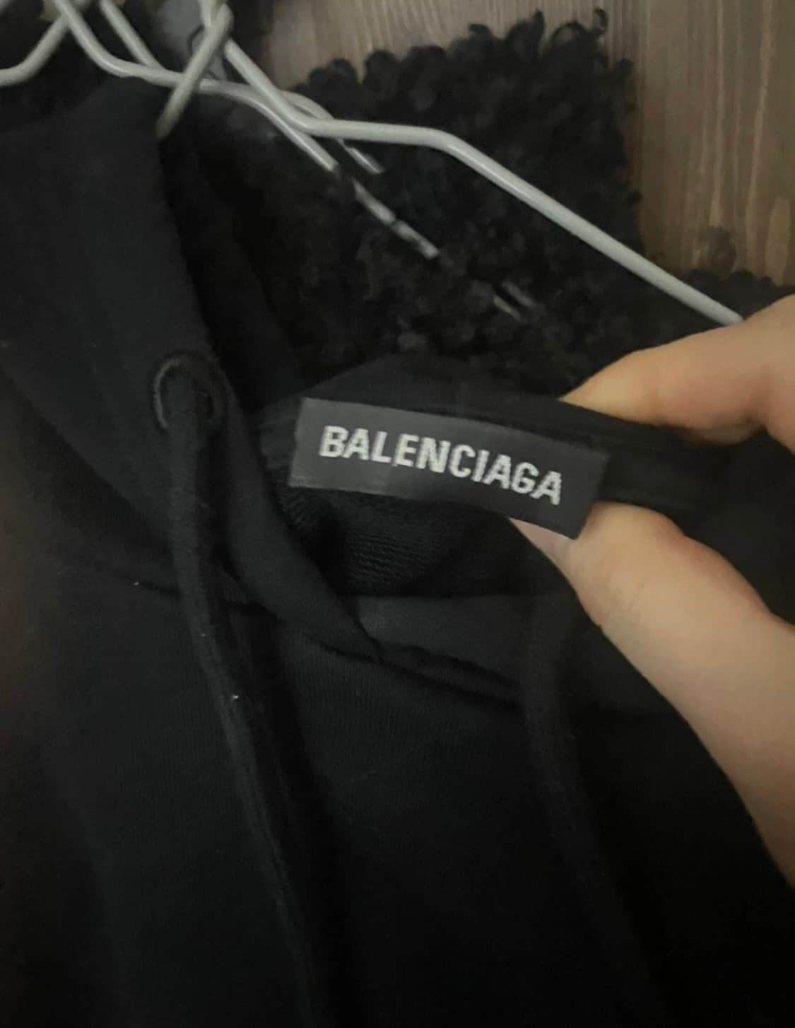 발렌시아가 월계수 로고 후드티 M 상품이미지3