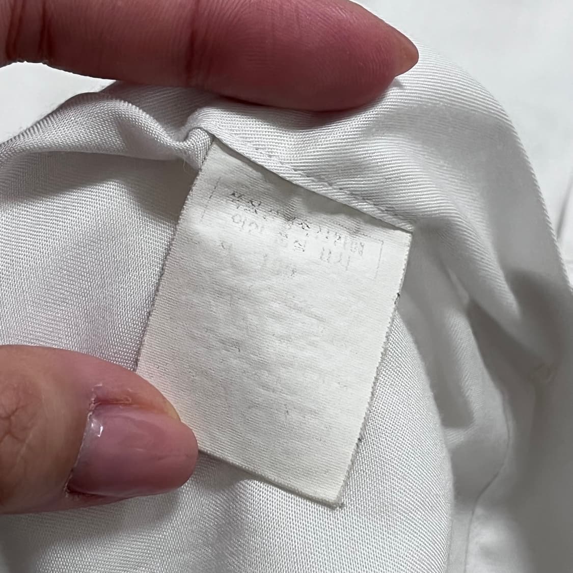 [정품] 입생로랑 화이트 화이트자수 포켓 셔츠 [ 100 ] 상품이미지6