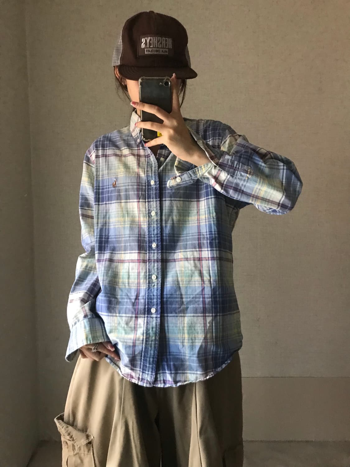 폴로 빈티지 체크셔츠 상품이미지4