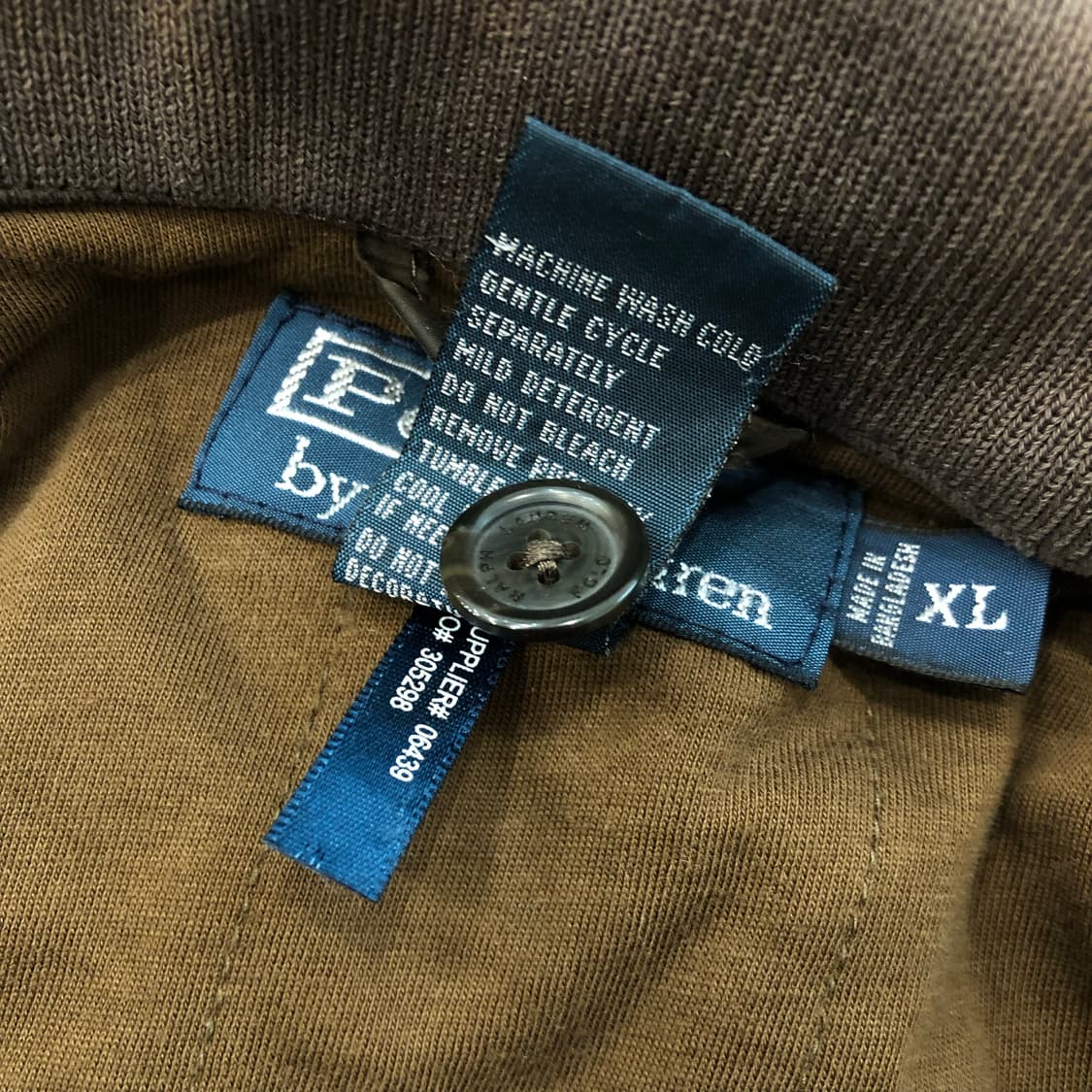 폴로 랄프로렌 브라운 페이딩 폴리쉘 봄버 블루종 페리 자켓 상품이미지10