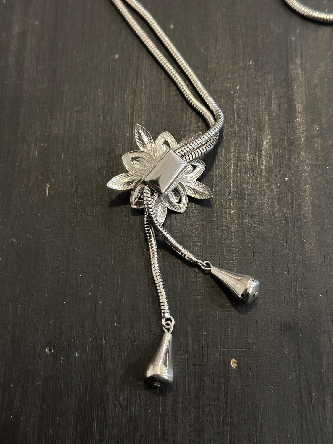 Vintage pearl bolo tie🫧 상품이미지2