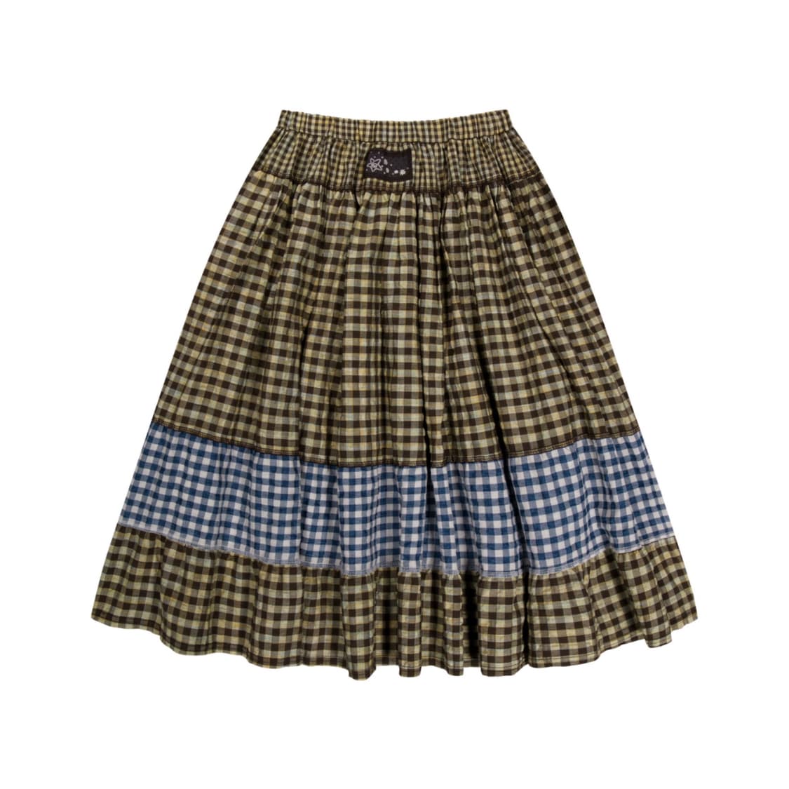 코이세이오 모리 체크 스커트 브라운 상품이미지9