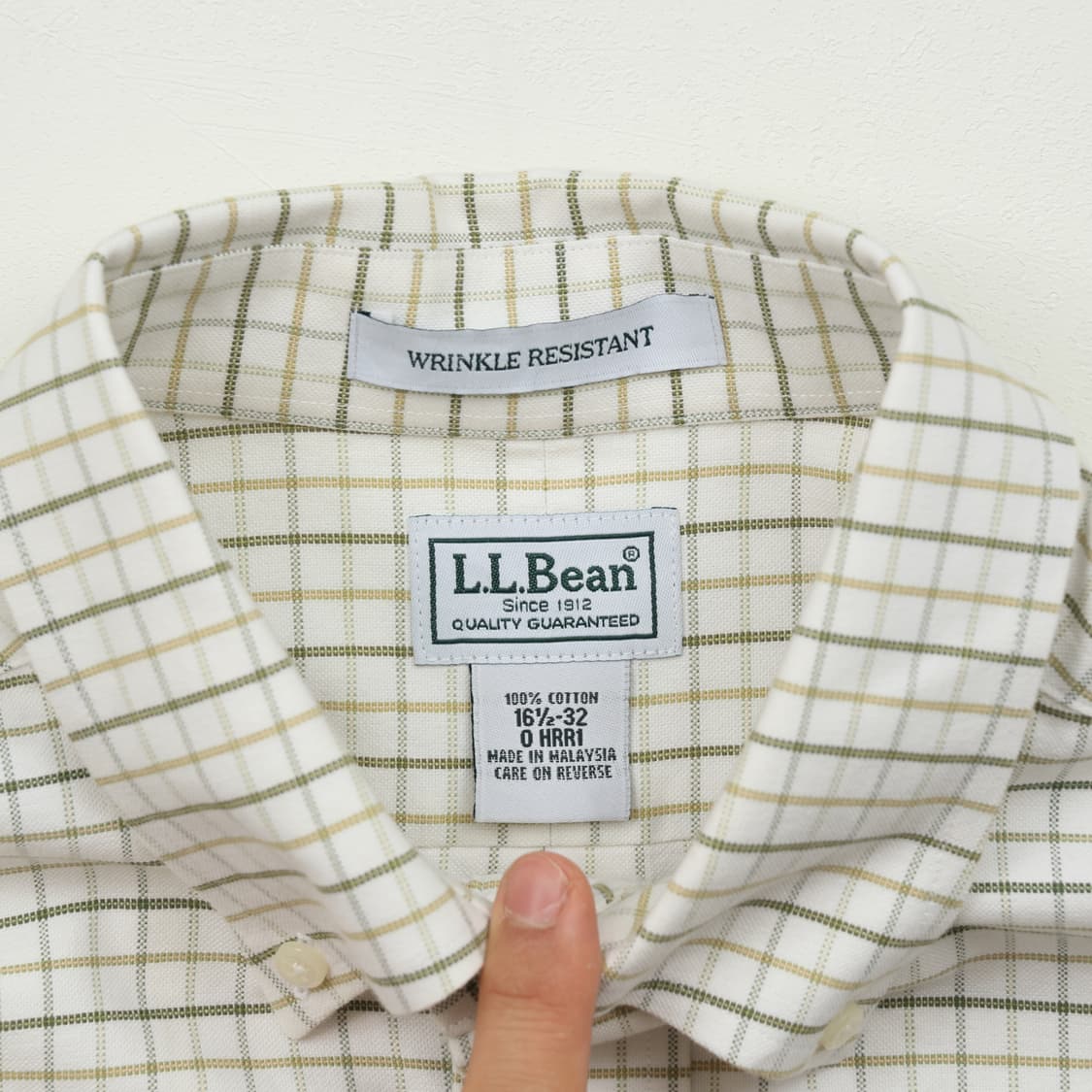 엘엘빈 체크 셔츠 XL A1153 상품이미지3