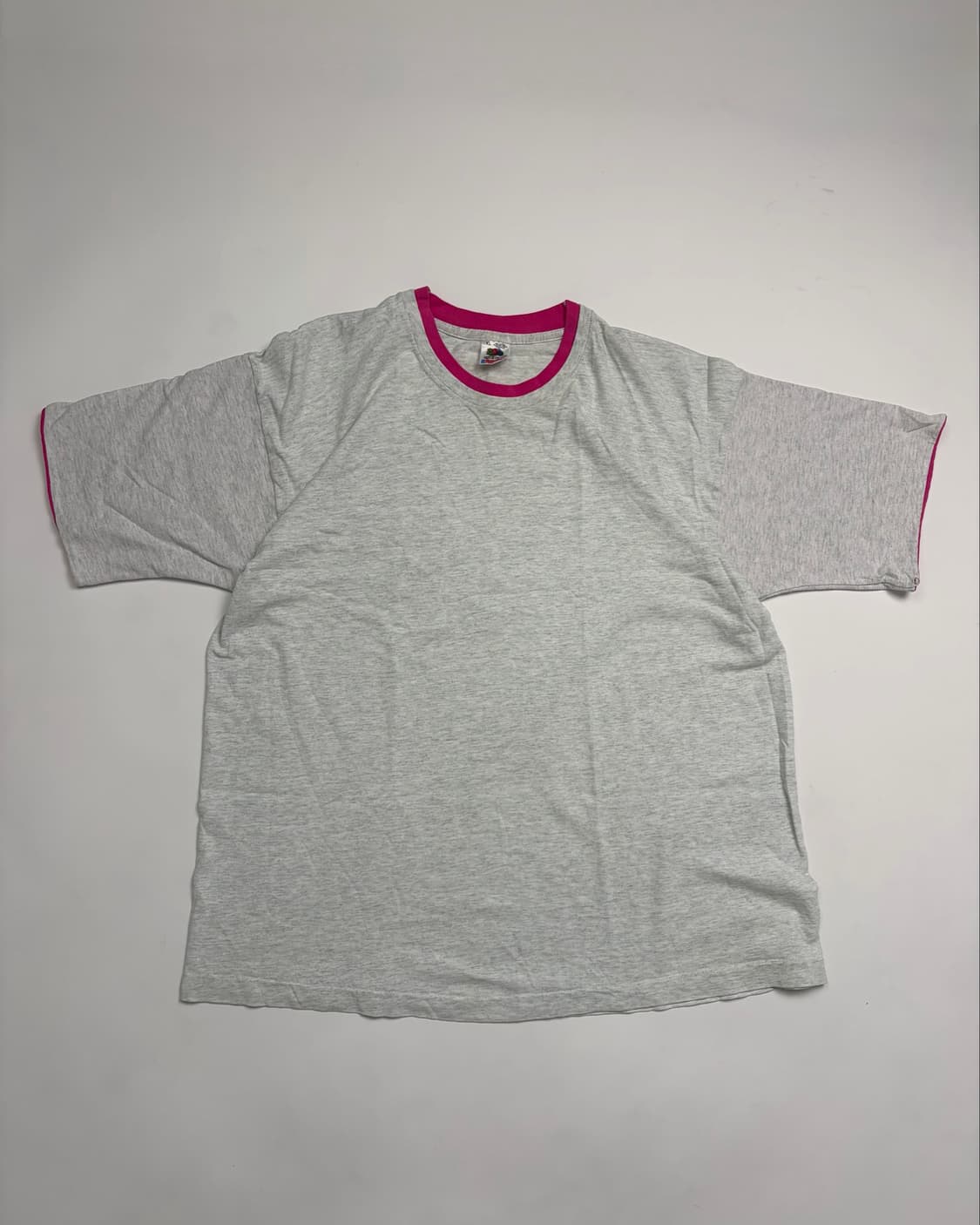 90s Double Layer Blank Tee (grey) 상품이미지1