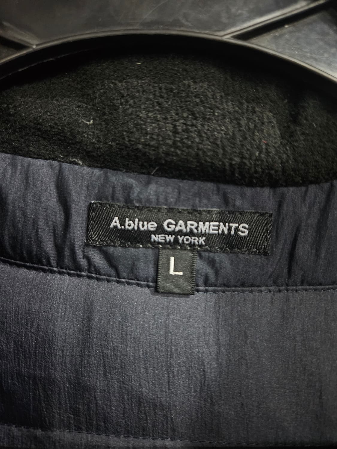 에이 블루 가먼츠 다크네이비 남성 100 덕다운 베스트  상품이미지3