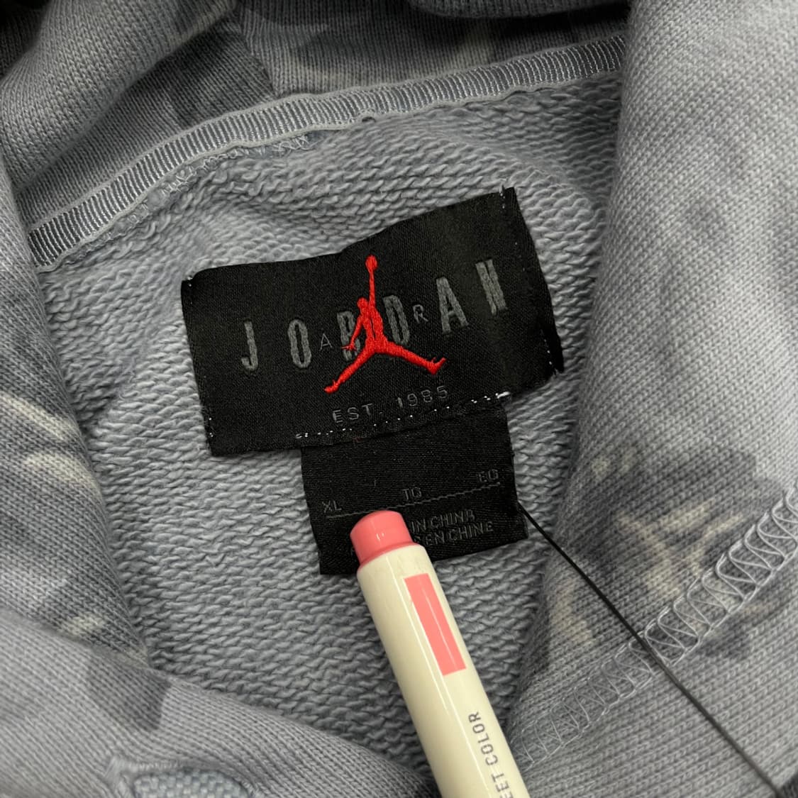 조던 플라워패턴 베이비블루 후드 XL 상품이미지5