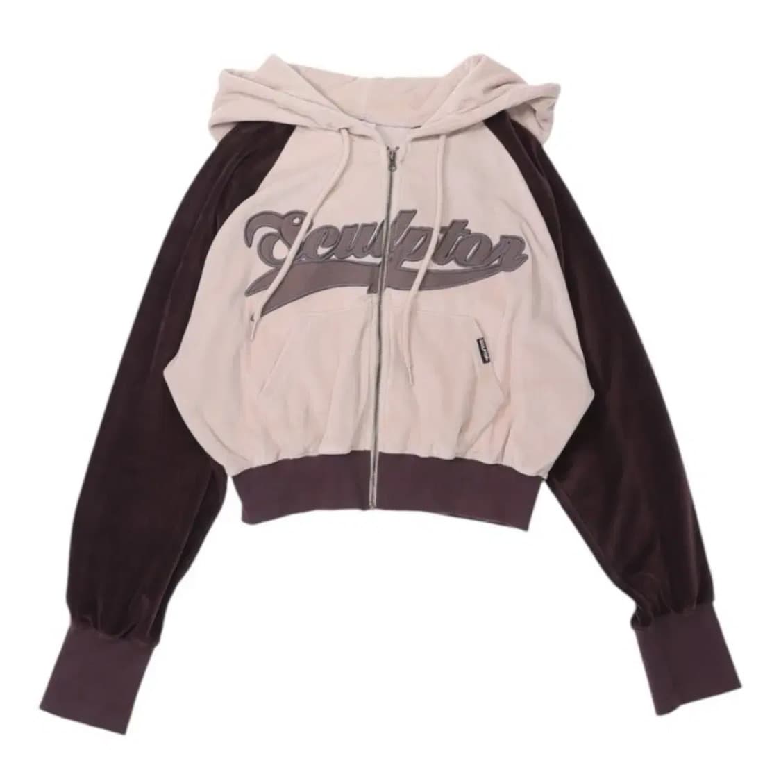 스컬프터 벨루어 트랙자켓 Y2K 상품이미지3