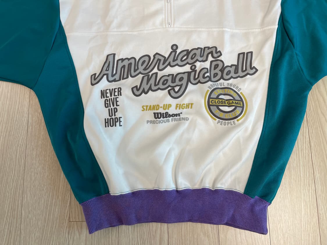 윌슨 90s 올드 빈티지 하프 짚업 Wilson OLD 1990 상품이미지3