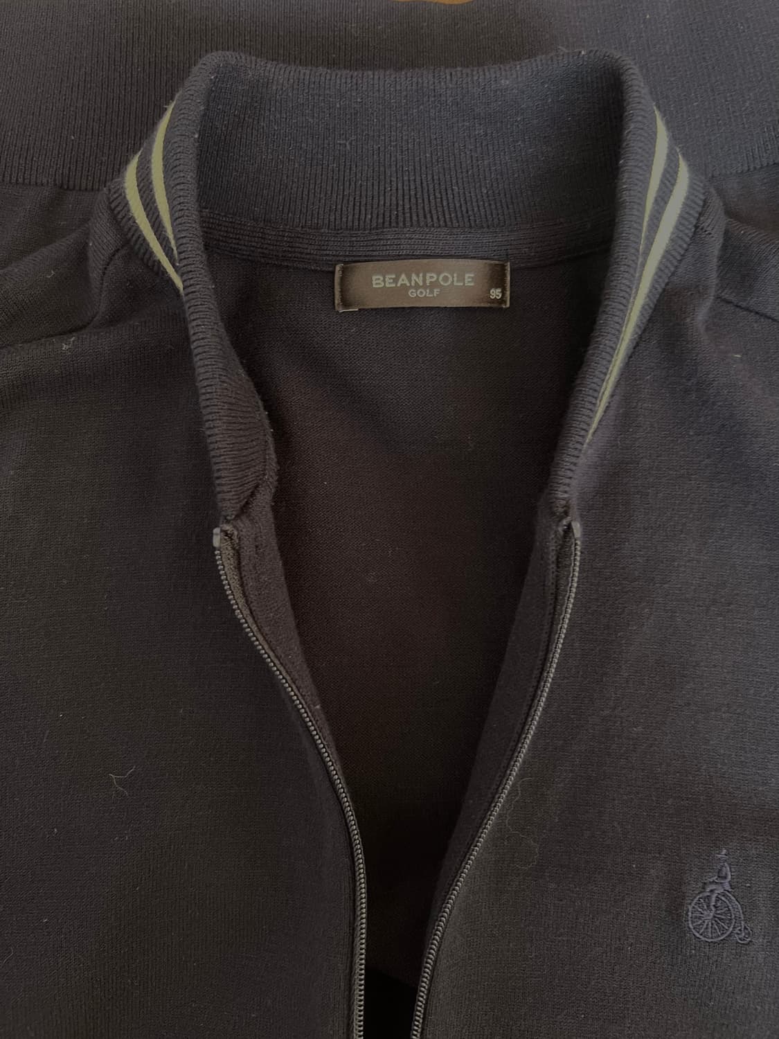 빈폴골프 여성 네이비 골프니트점퍼 집업점퍼 상품이미지5