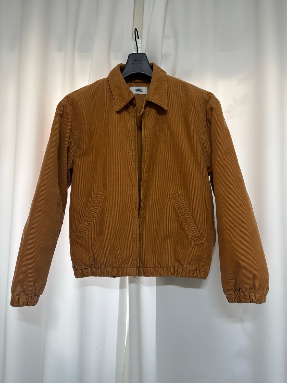 유니클로 U 코듀로이 패디드 블루종 상품이미지2