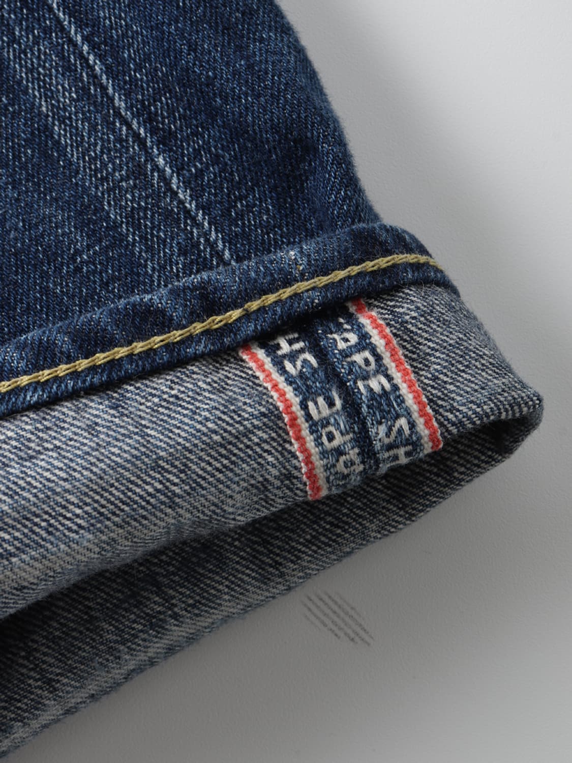 A BATHING APE Ape Head Print Denim Pants 상품이미지3