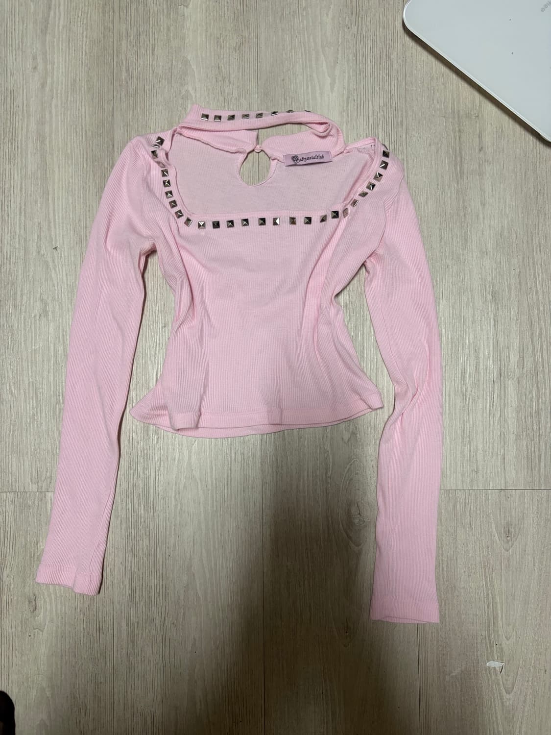 오늘만) 베메클 베이비메탈클럽 쥬얼 초커티 핑크 분홍색 상품이미지2