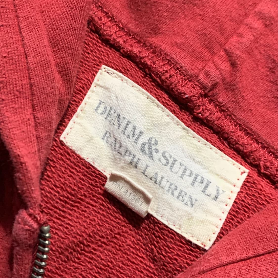 데님앤서플라이 빈티지 후드집업 상품이미지4