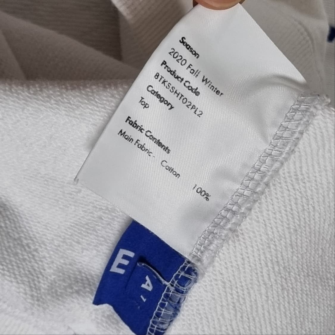 아더에러 메종키츠네 블루폭스 맨투맨 1사이즈 상품이미지6