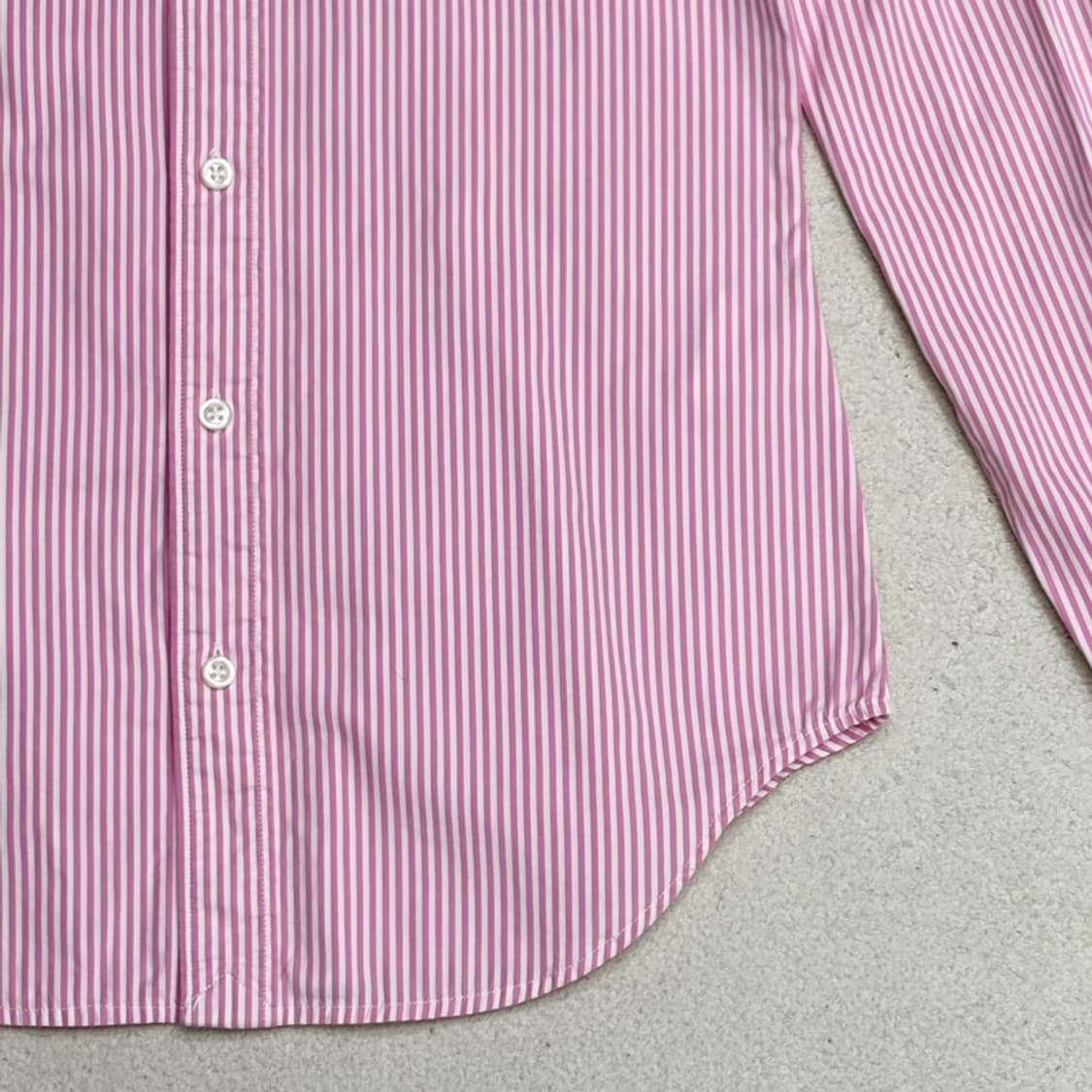 POLO 빅포니 핑크 스트라이프 셔츠 2 상품이미지2