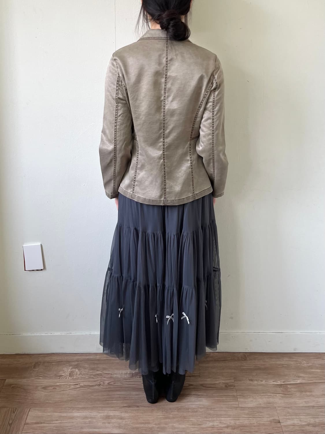 TYTYCLAPPY 레이스 롱 스커트 상품이미지10