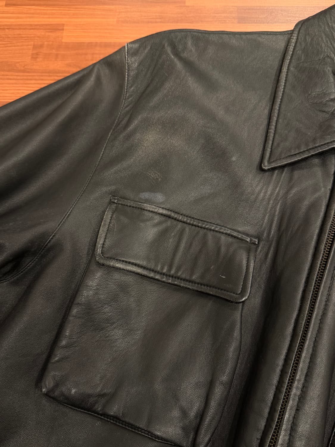 Paul Smith 폴스미스 램스킨 레더 자켓 상품이미지4