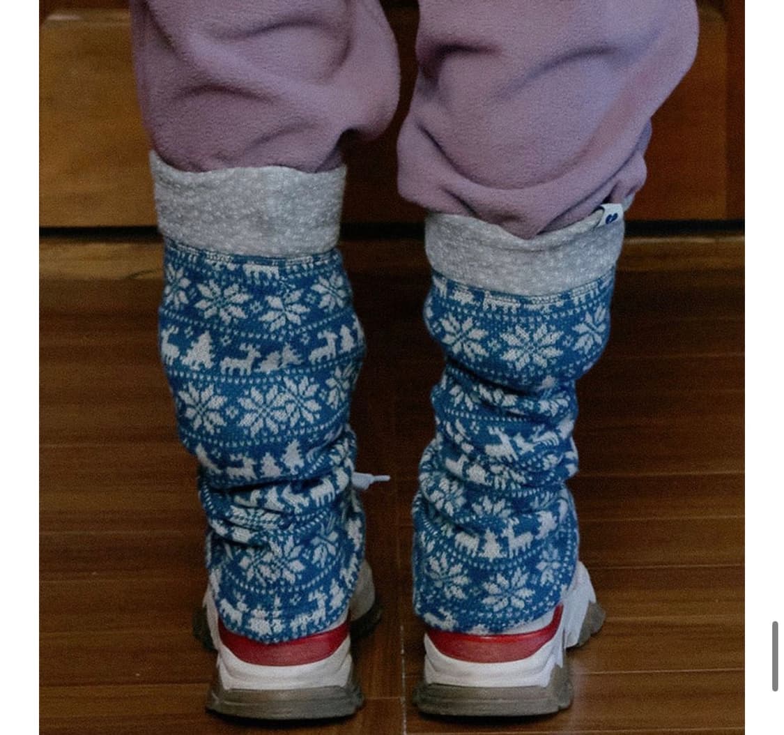 펀프롬펀> Nordic Leg Warmers, Teal Blue 상품이미지4