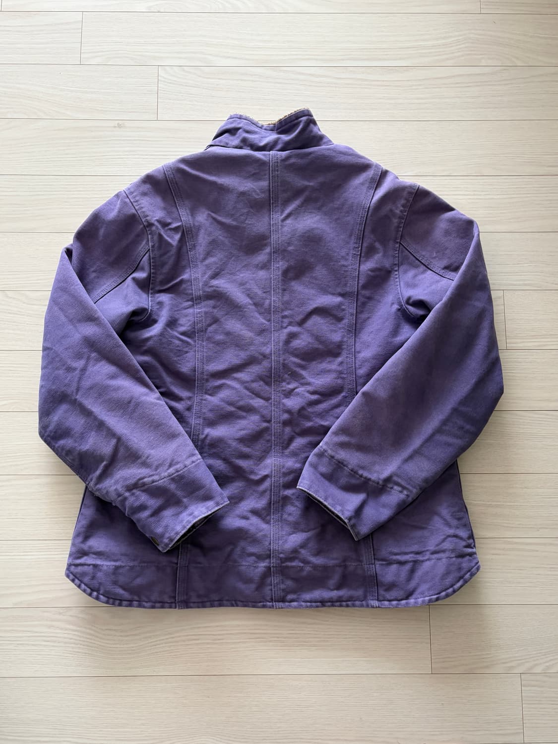 칼하트 우먼즈 덕코튼 쉐르파 라벤더 퍼플 집업 자켓 L (103) 상품이미지2