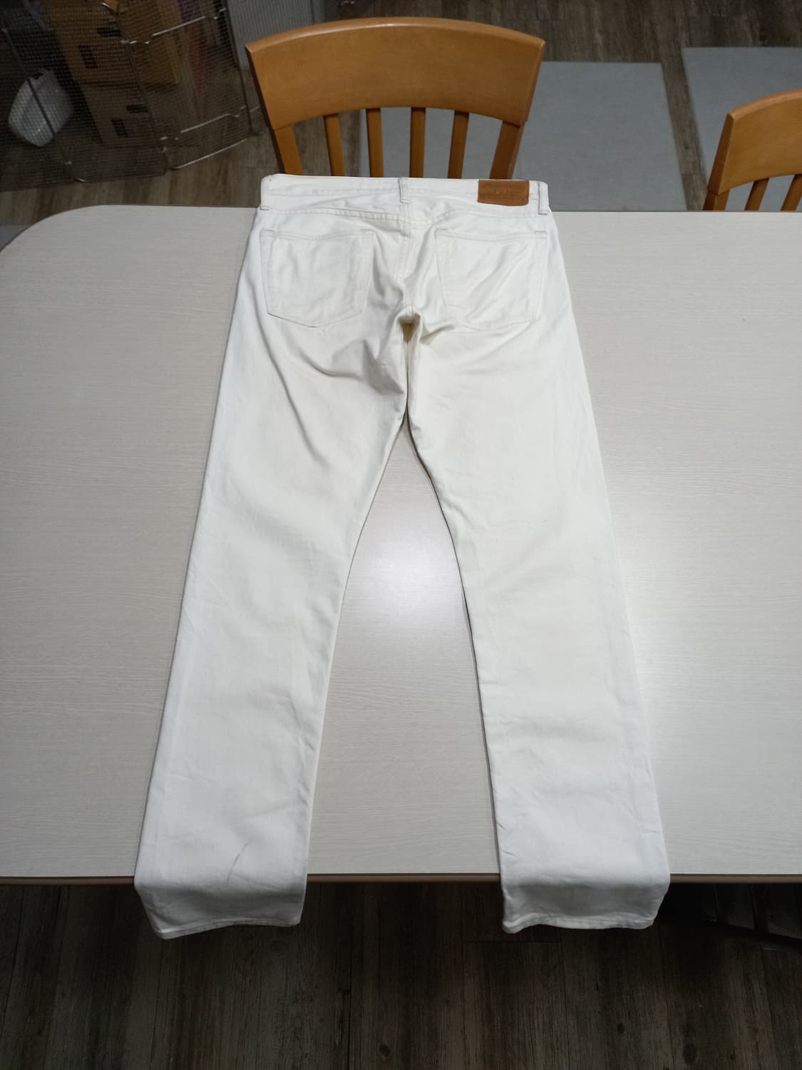 32 POLO Mexico 슬림일자진 크림 버튼플라이 32-257 상품이미지2