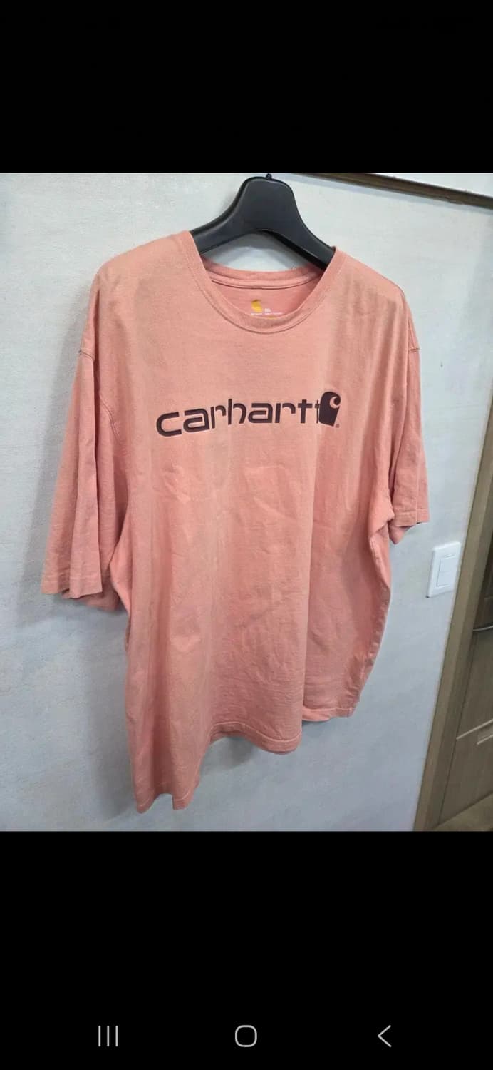 칼하트 빅사이즈 센터로고 반팔 xxl 레귤러 xxxl 상품이미지5