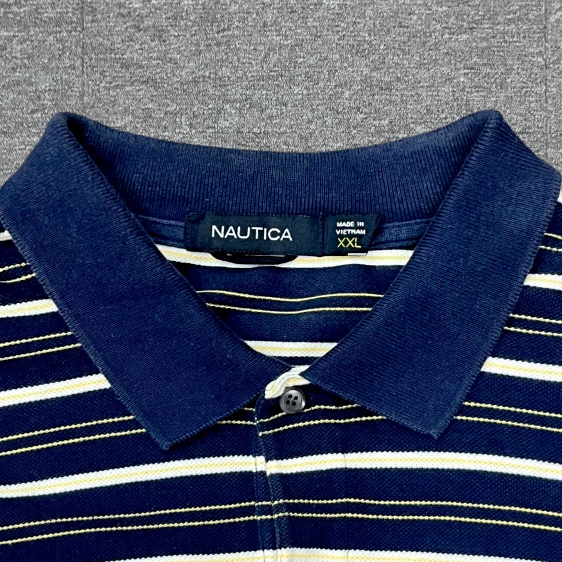 노티카 스트라이프 긴팔 카라티 (XL) 상품이미지3