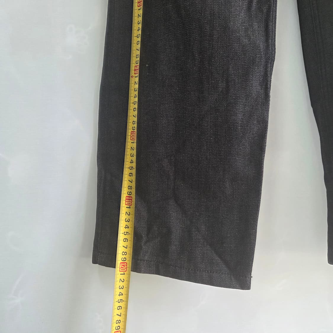 [COOGI] 쿠지 블랙 와이드 데님팬츠 40 상품이미지9