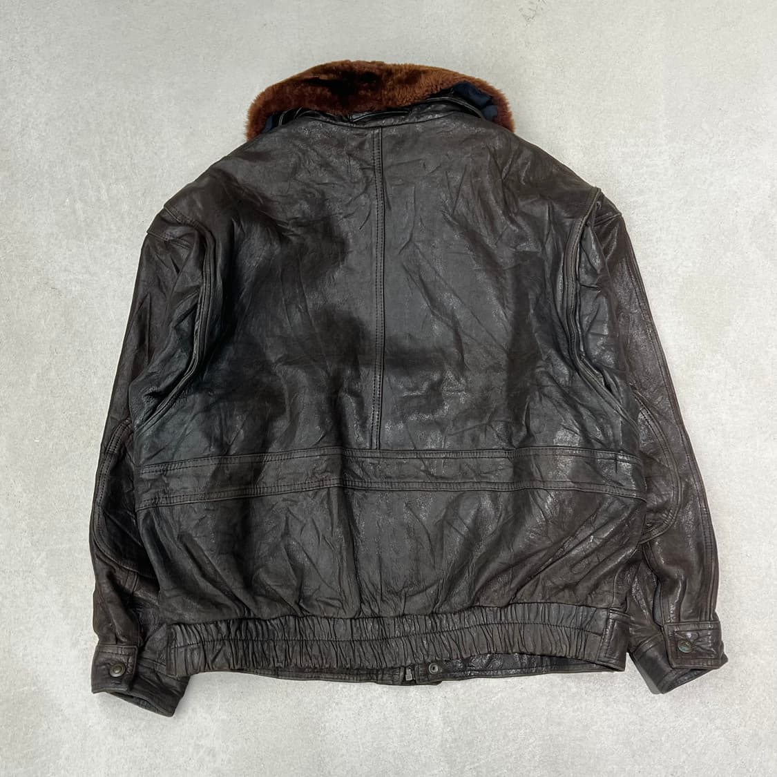 빈티지 리얼레더 퍼자켓 s09550 상품이미지2