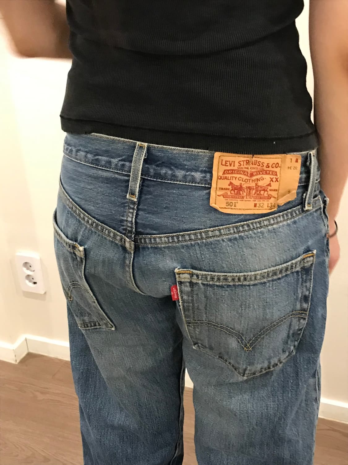 빈티지 리바이스 501 32/34 데님 팬츠 상품이미지6