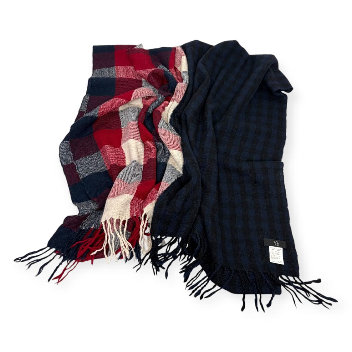 요지야마모토 패턴 머플러 목도리 상품이미지3