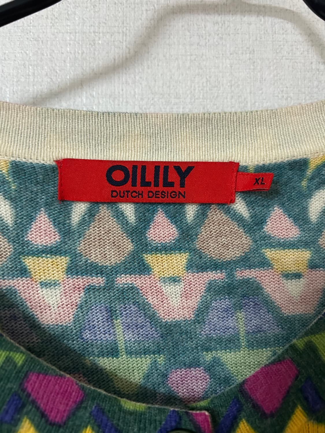 오일릴리 Oilily 패턴 가디건 XL 상품이미지3
