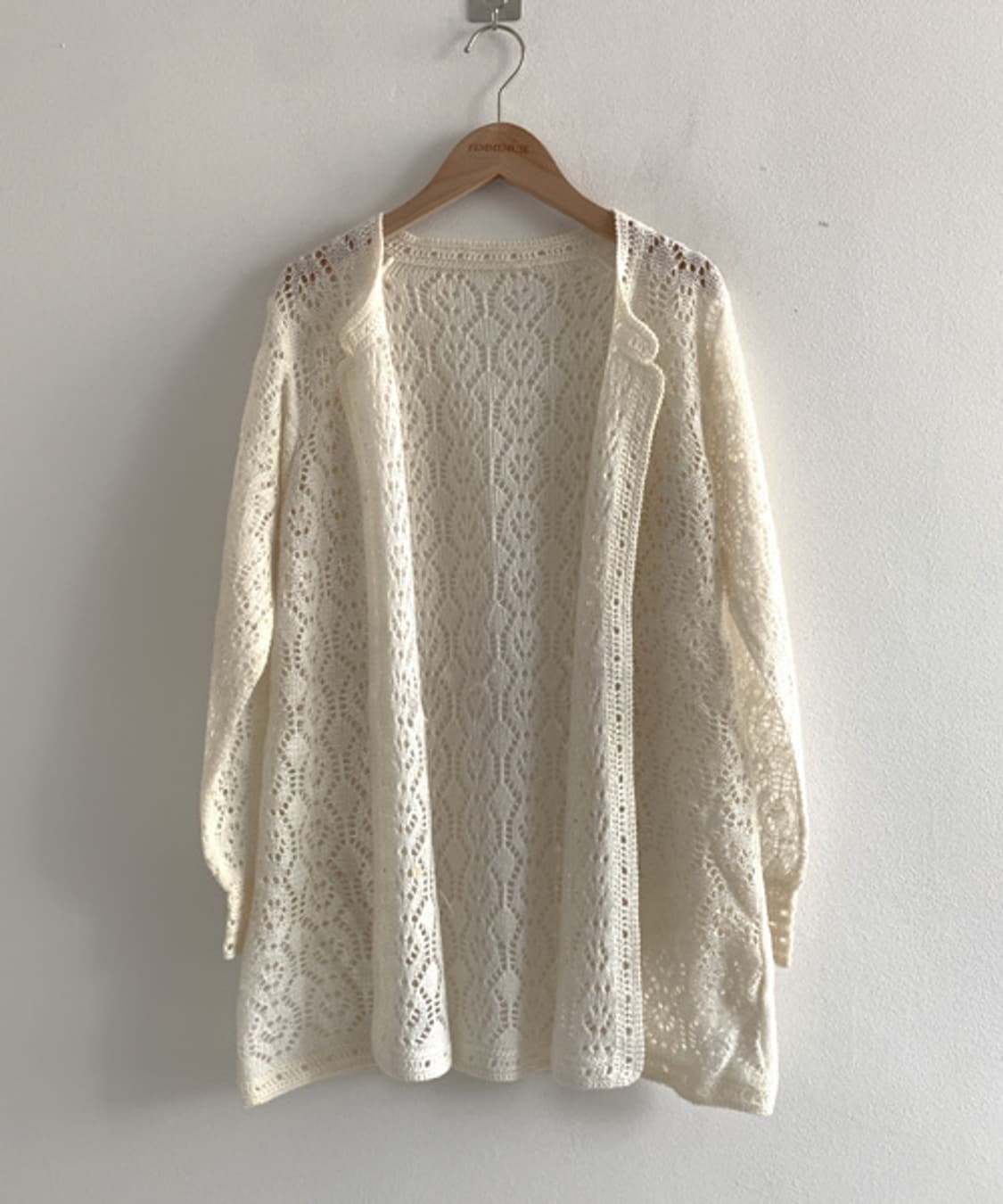 Punching Knit Long Cardigan 상품이미지3