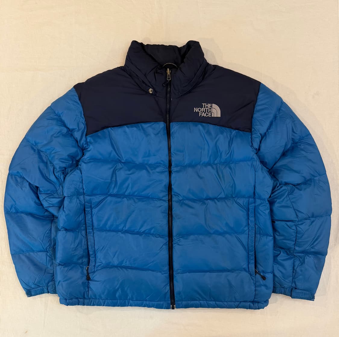노스페이스 눕시 700필 구스다운 패딩 블루 희귀컬러 상품이미지1