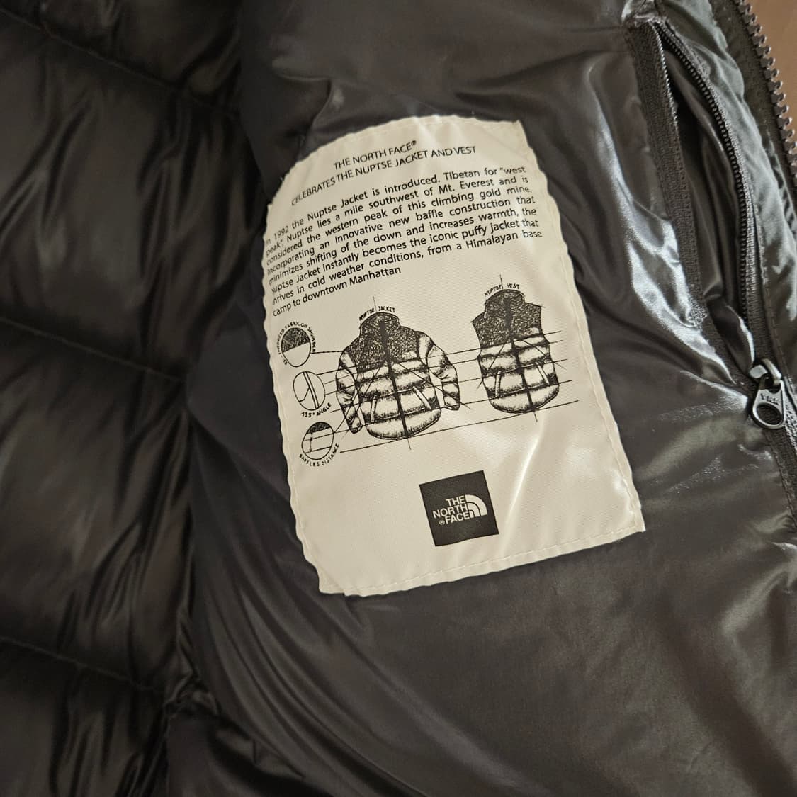 노스페이스 1992 눕시 아스팔트그레이 XXS 상품이미지6