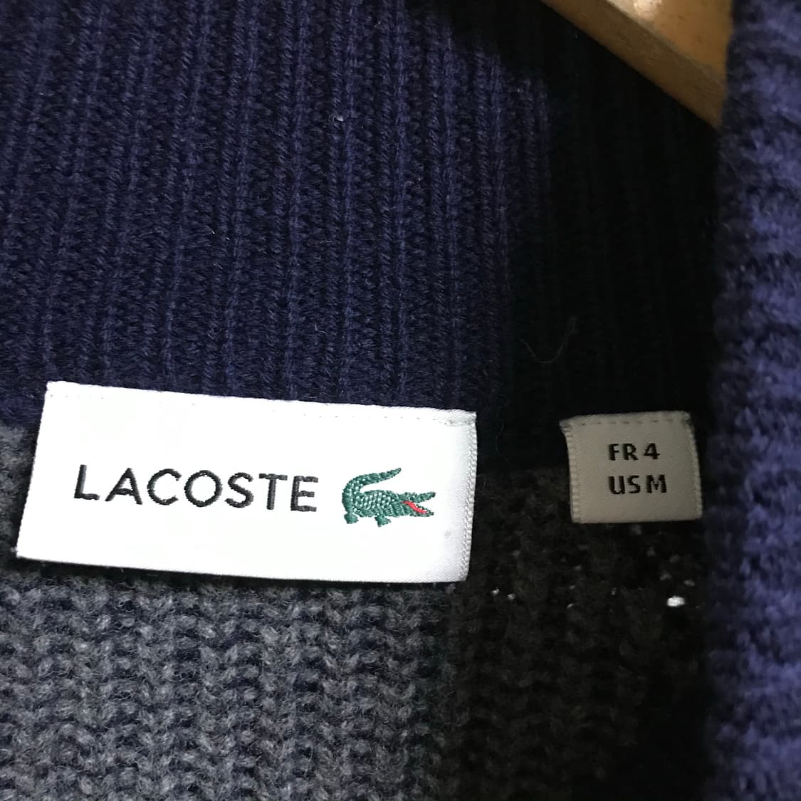 라코스테 유니크로고 풀집업니트 상품이미지3