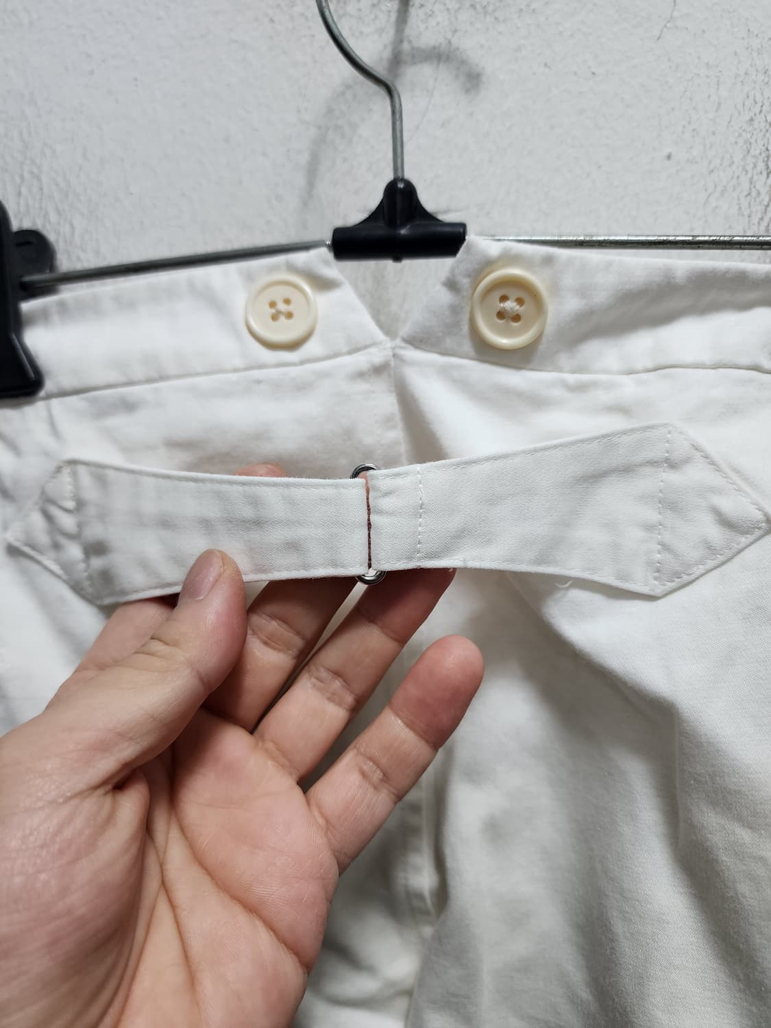 폴로랄프로렌 대장급 화이트 면바지 상품이미지4