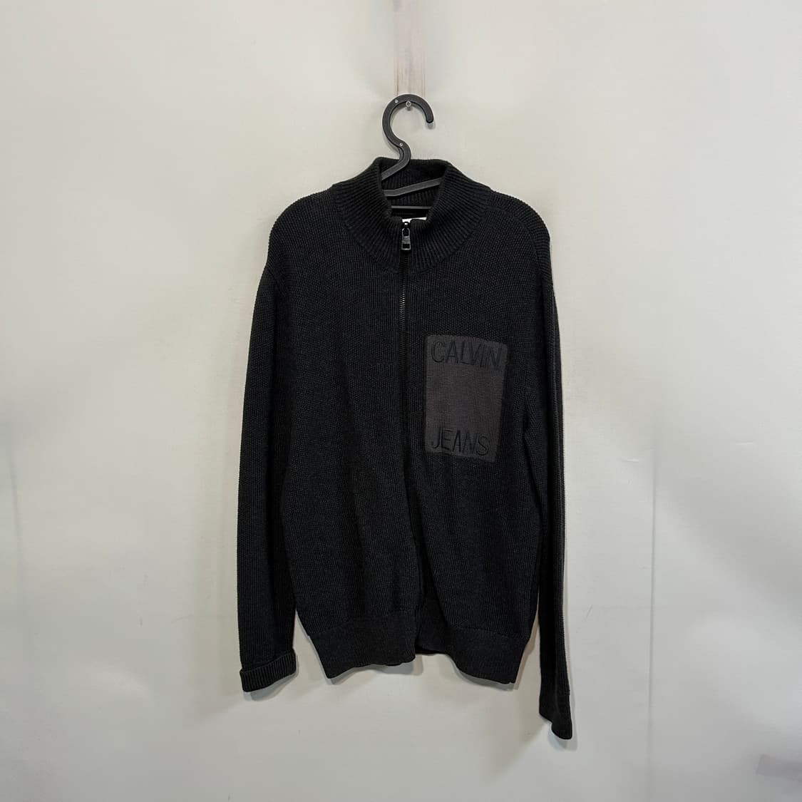 켈빈클라인 남성 니트 집업 M 상품이미지1