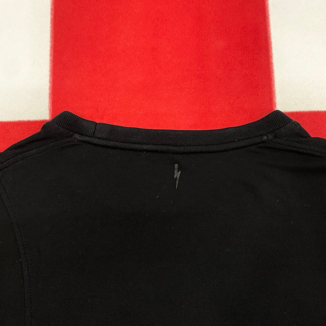 닐바렛 바이커 레더믹스 맨투맨 M  상품이미지5