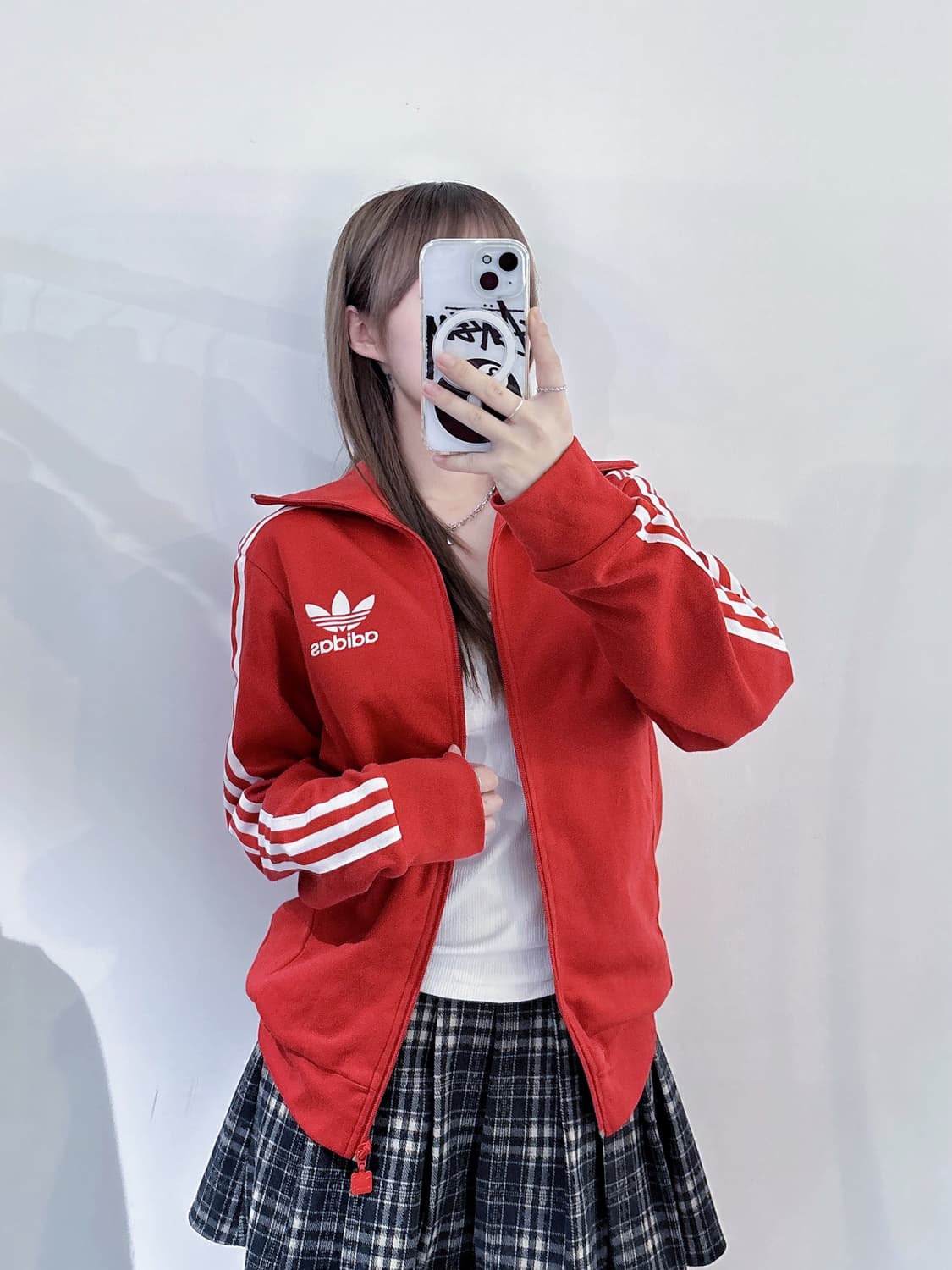 아디다스 유로파 삼선 레드 트랙탑 상품이미지3