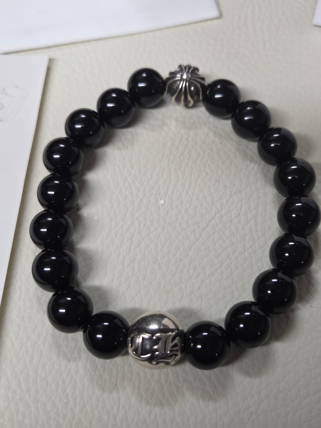 크롬하츠10mm2볼 비즈팔찌 상품이미지2