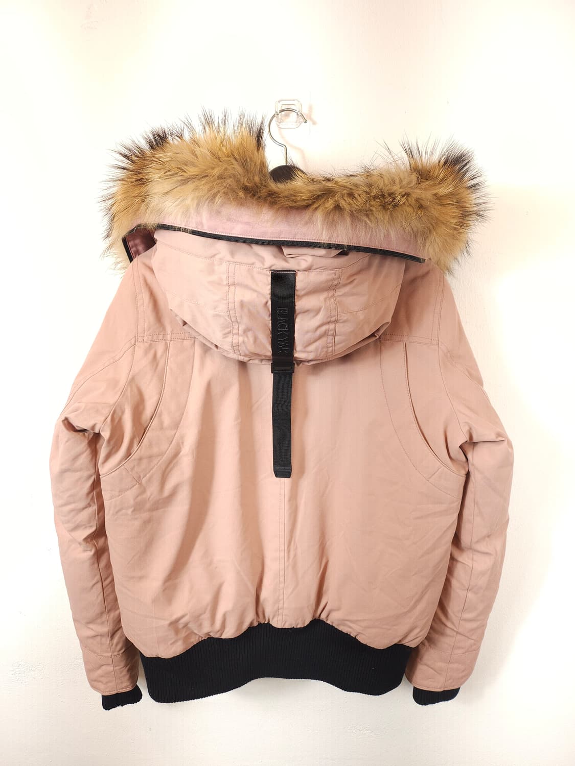 블랙야크 여성 숏다운후드패딩 인디핑크 95 M 상품이미지4