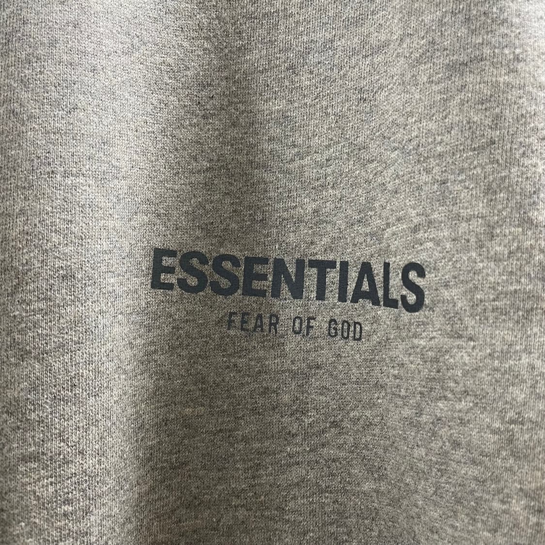 피어오브갓 에센셜/ 체스트 로고 스웻셔츠 헤더 오트밀/ XL 상품이미지4