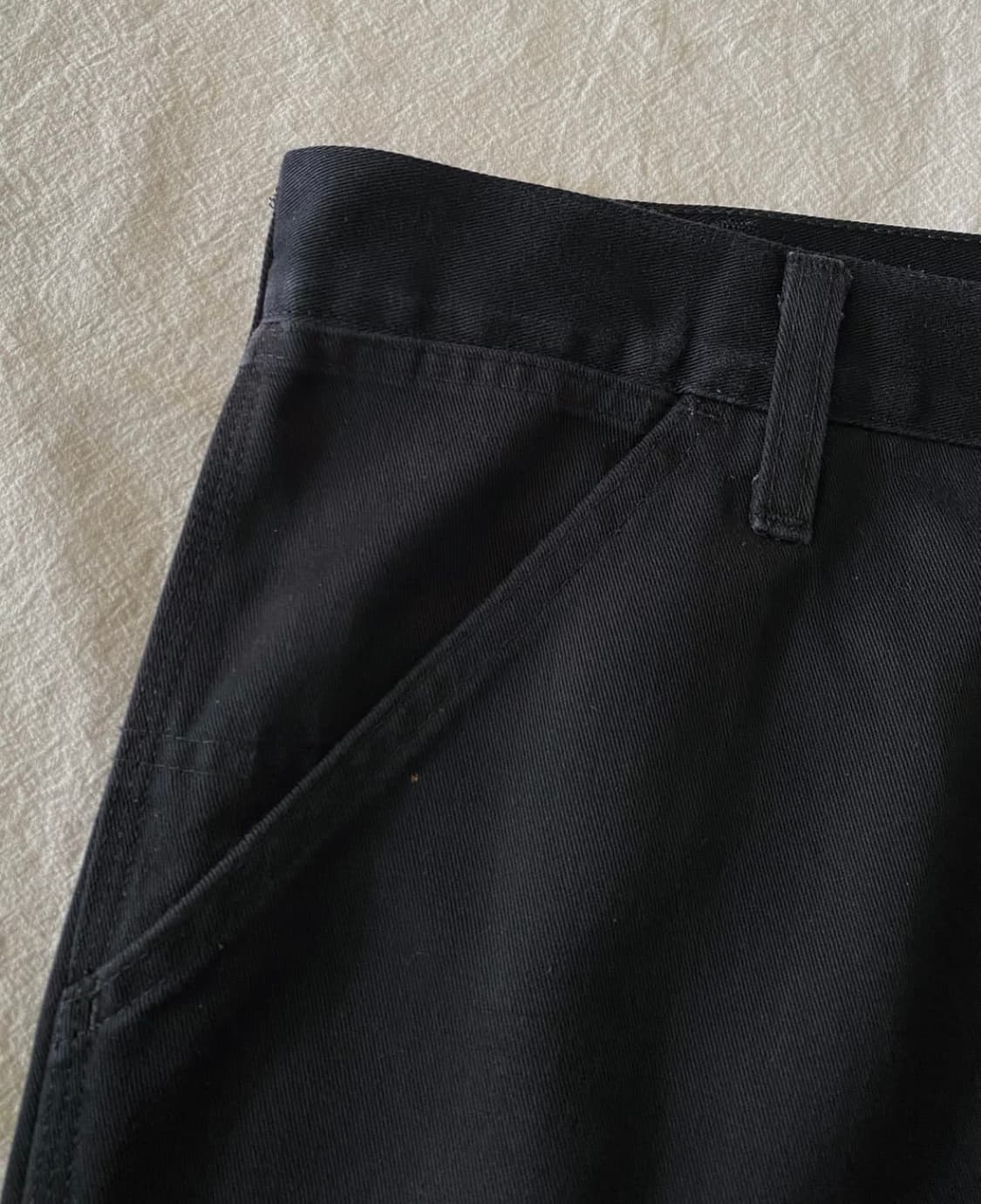 칼하트 심플팬츠 블랙 상품이미지4