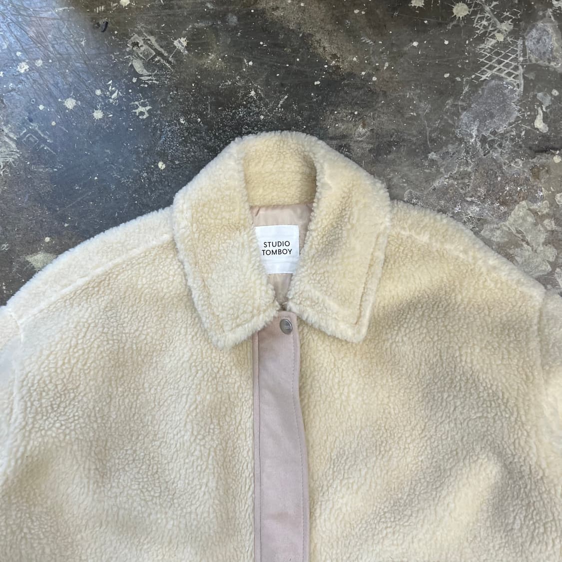 F) 스튜디오 톰보이 덤블링 무스탕자켓 코트 뽀글이 자켓 상품이미지3